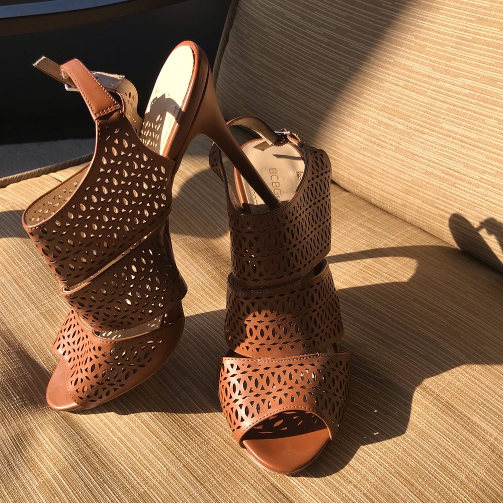 brown heels